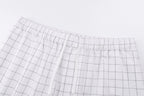 Acne Studios Grid‑Pattern Drawstring Casual Shorts