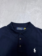 Ralph Lauren Men's Cable‑Knit Short‑Sleeve Polo Shirt