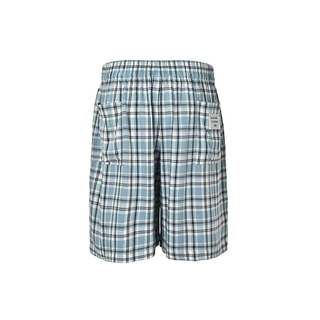 Acne Studios Check Drawstring Shorts