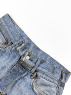Acne Studios Patchwork Distressed Wide‑Leg Jeans