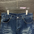 Acne Studios Vintage Whiskering Wide‑Leg Jeans
