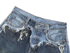 Acne Studios Distressed Wide‑Leg Denim Jeans