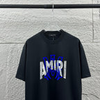 AMIRI Embellished Layered Logo Crew-Neck Short-Sleeve T-Shirt