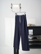 Polo Ralph Lauren Men's Drawstring Wide‑Leg Sweatpants, Red Pony Embroidery