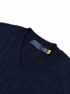 Ralph Lauren Men's V‑Neck Cable‑Knit Sweater Vest