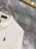 Ralph Lauren Men's Short‑Sleeve Classic Fit Polo Shirt With Embroidered Pony Logo
