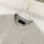 AMIRI Chest Pocket Subtle Embossed Graphic Crew Neck Short‑Sleeve T‑Shirt