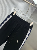 Ralph Lauren Men's Side‑Stripe Drawstring Jogger Pants