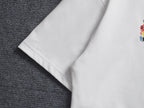 MARNI Floral Inlay Logo Crew Neck Short‑Sleeve T‑Shirt