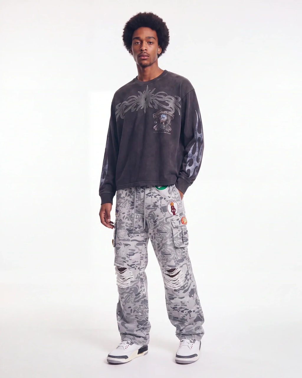Vale Forever Valley Bling L/S Tee Black