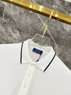 Ralph Lauren Men's Trim‑Detail Short‑Sleeve Piqué Polo Shirt With Black Pony Logo