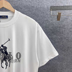 Ralph Lauren Men's Oversized Short‑Sleeve Crew‑Neck T‑Shirt With Large POLO Graphic Print