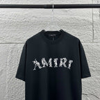 AMIRI Ornate Logo Graphic Crew-Neck Short-Sleeve T-Shirt