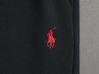 Ralph Lauren Men's Drawstring French Terry Sweat Shorts With Red Pony Logo