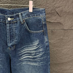Acne Studios Vintage Whiskering Wide‑Leg Jeans