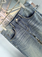 Ralph Lauren Men's Light Wash Flare‑Leg Denim Jeans