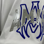 AMIRI Embellished Layered Logo Crew-Neck Short-Sleeve T-Shirt