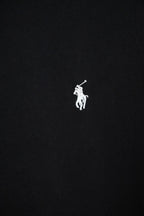 Men's Short‑Sleeve Crew Neck Cotton T‑Shirt with Pony Embroidery