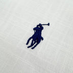 Ralph Lauren Men's Short‑Sleeve Linen‑Blend Button‑Down Shirt With Embroidered Pony Logo