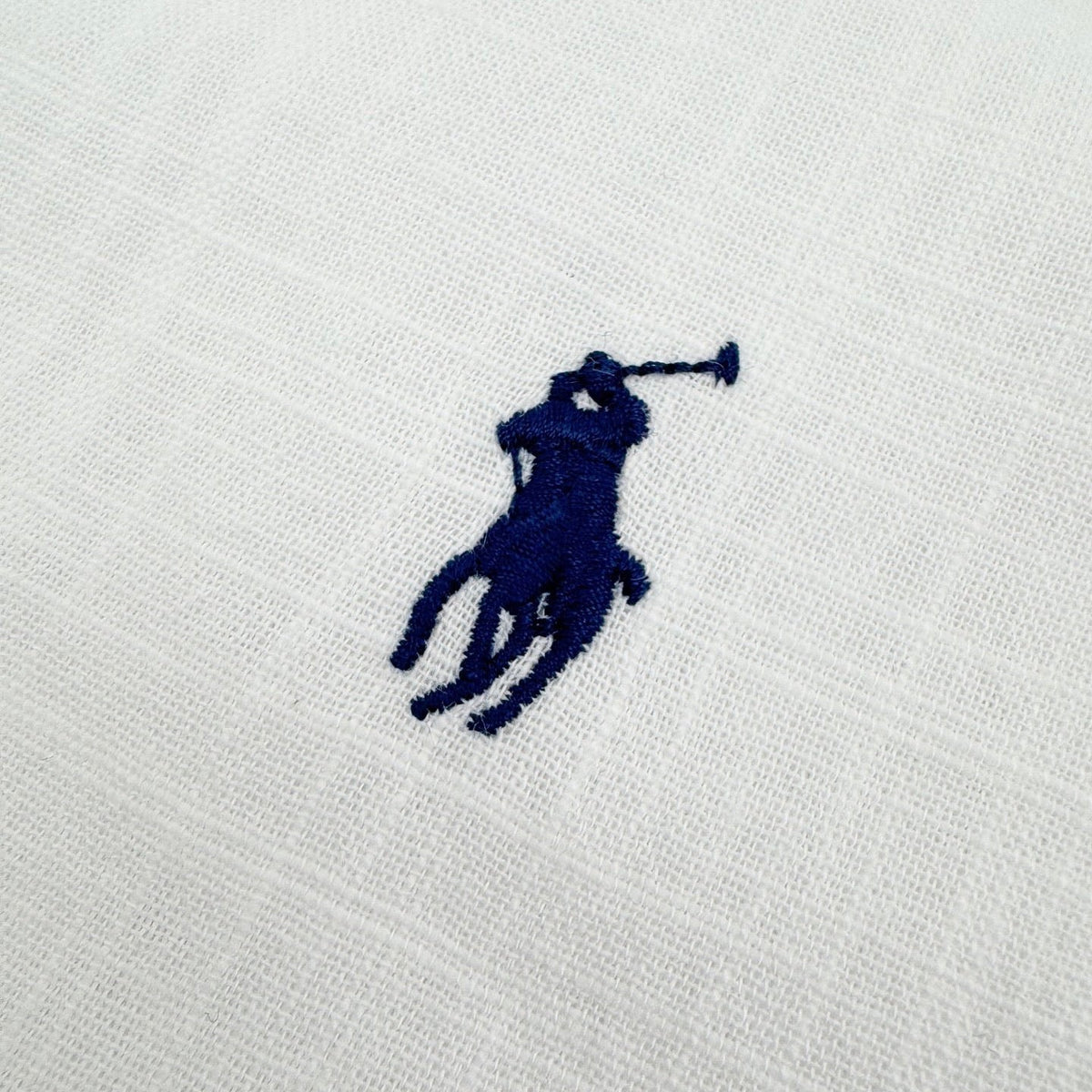 Ralph Lauren Men's Short‑Sleeve Linen‑Blend Button‑Down Shirt With Embroidered Pony Logo