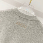 AMIRI Chest Pocket Subtle Embossed Graphic Crew Neck Short‑Sleeve T‑Shirt
