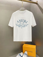 Amiri Arts And Crafts Text Front Graphic Crew‑Neck Short‑Sleeve T‑Shirt