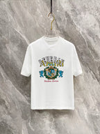 AMIRI Beverly Hills Rodeo Drive Crest Graphic Short‑Sleeve Tee