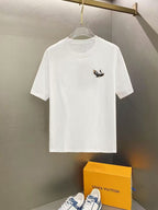 Amiri Eagle Logo Chest Graphic Crew‑Neck Short‑Sleeve T‑Shirt