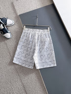 AMIRI All‑Over Print Short‑Sleeve Button‑Up Shirt & Drawstring Shorts Two‑Piece Summer Set