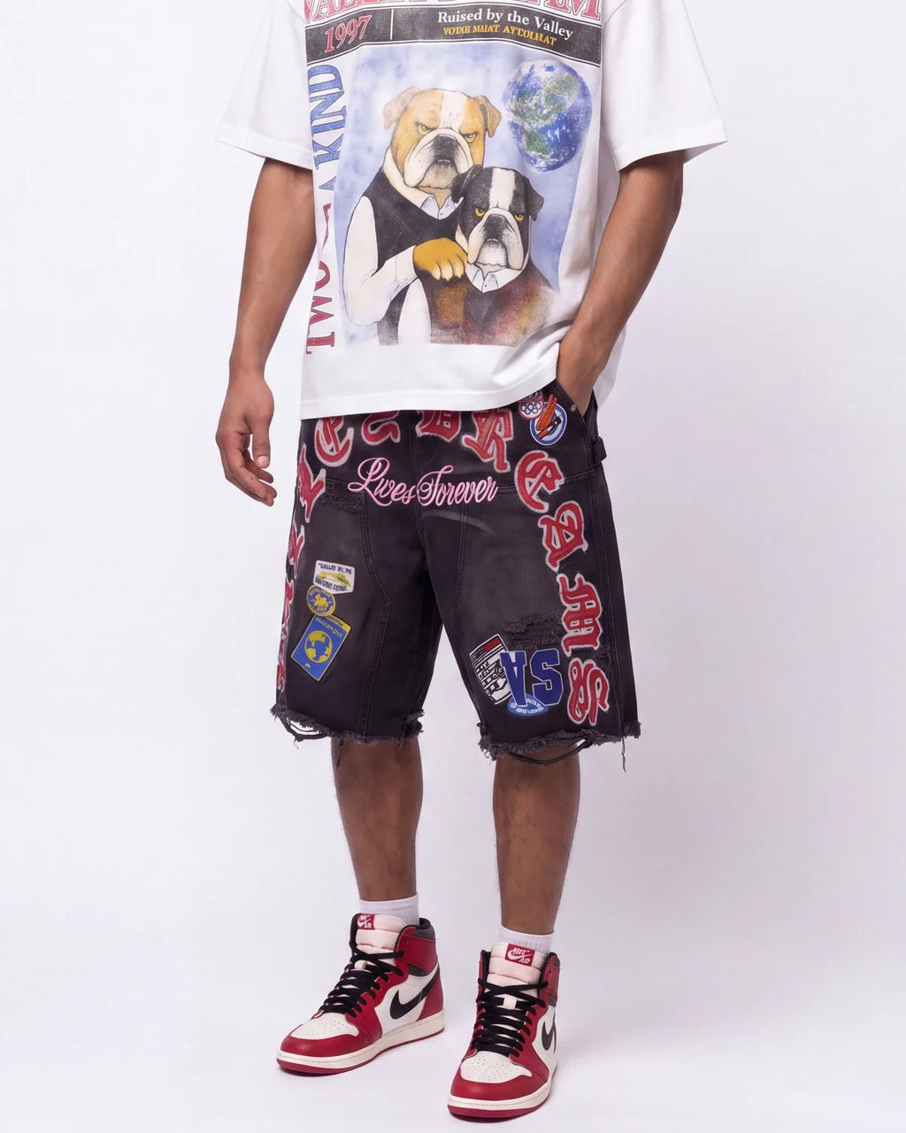 Vale Forever Workshop Jorts Black