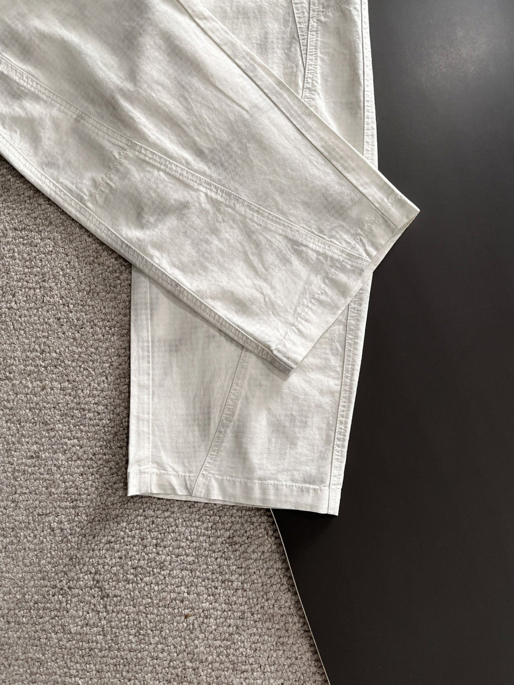 Ralph Lauren Men's White Straight‑Leg Casual Trousers