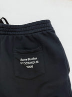 Acne Studios Navy Relaxed‑Fit Sweat Shorts