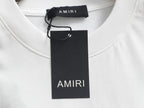 AMIRI Sounds Small Chest Logo Crew‑Neck Short‑Sleeve T‑Shirt