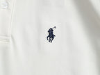 Ralph Lauren Men's White Short‑Sleeve Classic Polo Shirt With Embroidered Pony Logo