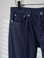 `Ralph Lauren Men's Navy Textured Straight‑Leg Casual Trousers`
