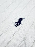 Ralph Lauren Men's Short‑Sleeve Cable‑Knit Crew Neck Sweater