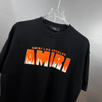 AMIRI Los Angeles Flame Logo Graphic Short‑Sleeve Tee
