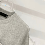 AMIRI Chest Pocket Subtle Embossed Graphic Crew Neck Short‑Sleeve T‑Shirt
