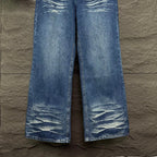 Acne Studios Vintage Whiskering Wide‑Leg Jeans