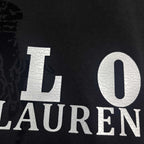 Ralph Lauren Men's Oversized Crew‑Neck Short‑Sleeve T‑Shirt With POLO Letter Logo Print