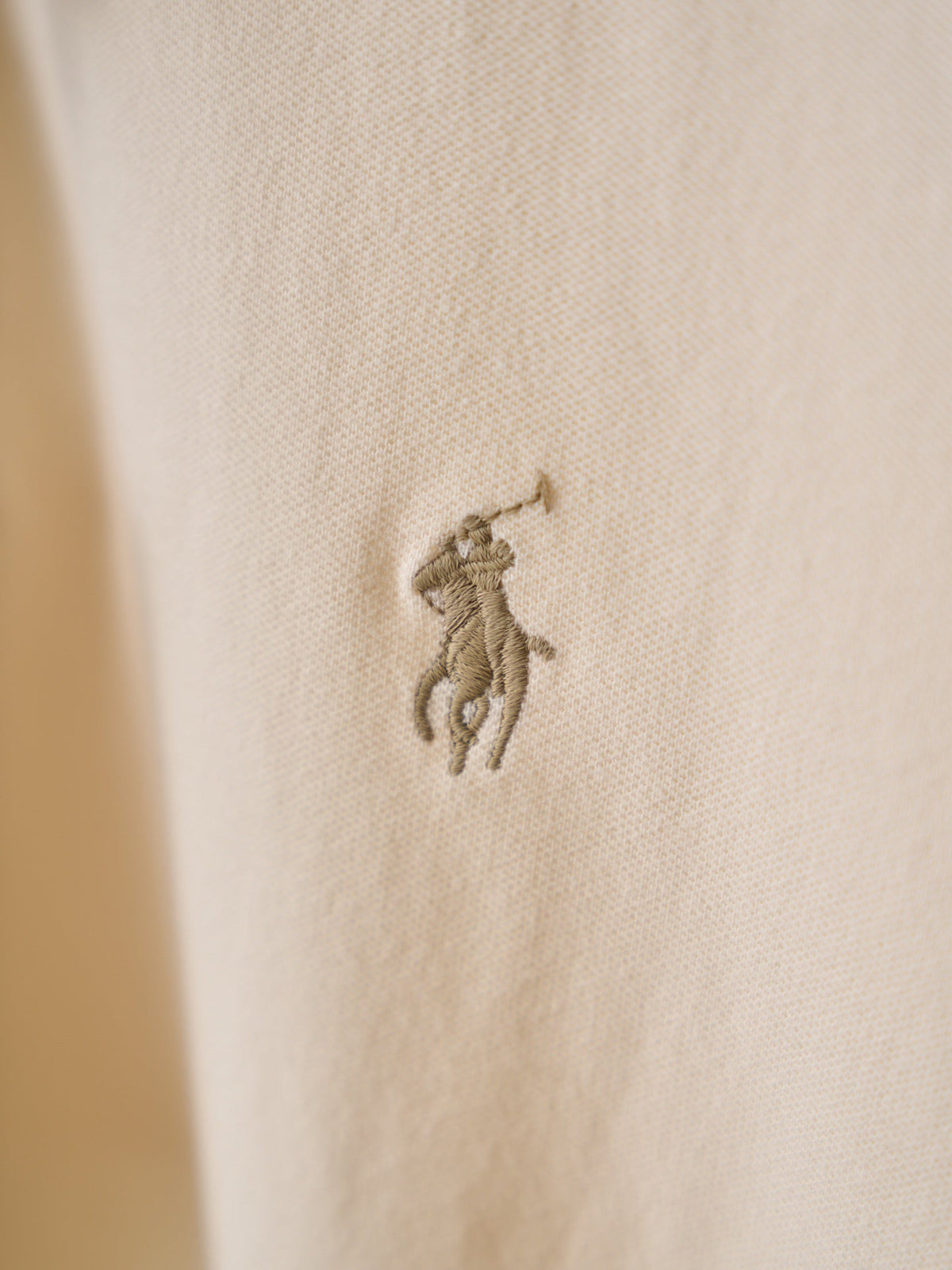 Polo Ralph Lauren Men's Classic Short‑Sleeve Polo Shirt, Khaki Pony Embroidery