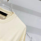 AMIRI Chest Pocket Embroidered Monogram Crew Neck Short‑Sleeve T‑Shirt