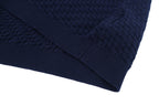 Emporio Armani Textured Knit Crew Neck Short‑Sleeve Top