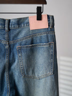 Acne Studios Distressed Wide‑Leg Denim Jeans