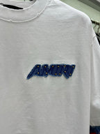 AMIRI Denim Patch MA Logo Short-Sleeve Crew Neck T-Shirt