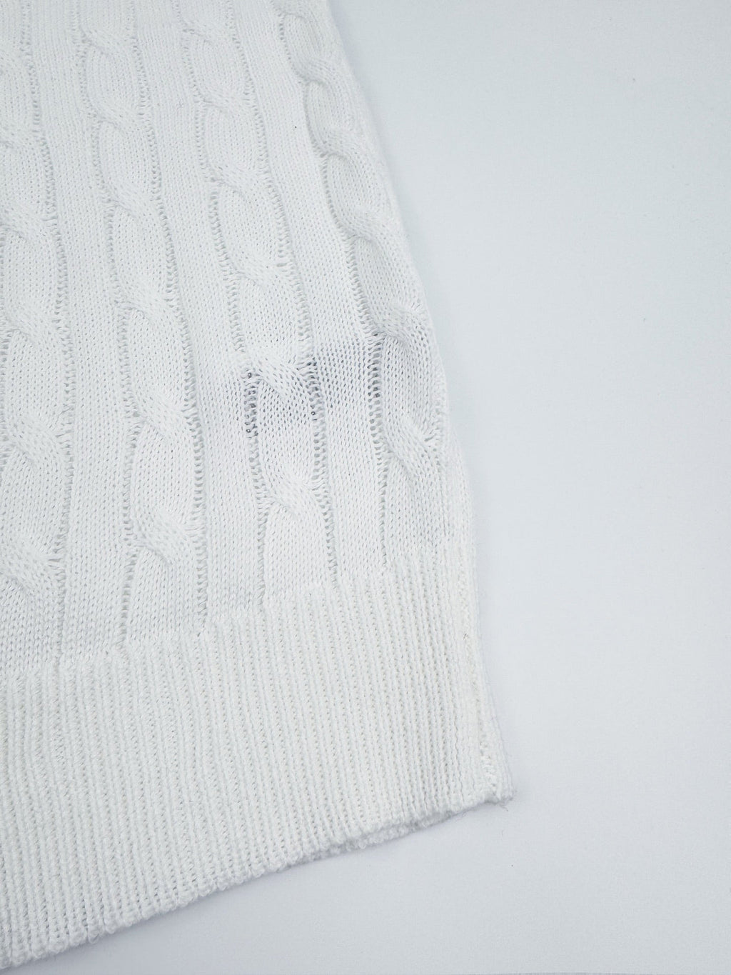 Ralph Lauren Men's Short‑Sleeve Cable‑Knit Crew Neck Sweater