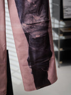 Acne Studios Unisex Printed Wide‑Leg Denim‑Style Trousers