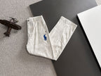 Ralph Lauren Men's White Straight‑Leg Casual Trousers