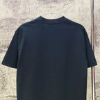 Men's Crew‑Neck Short‑Sleeve T‑Shirt with Small Blue Pony Embroidery
