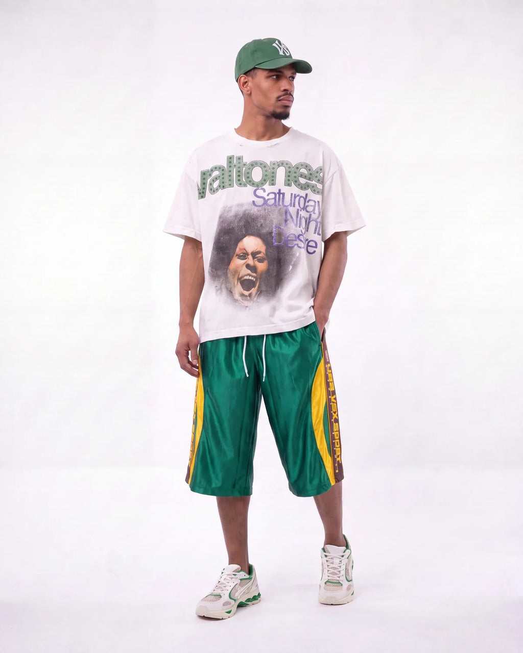Vale Forever Iverson Basketball Shorts Green